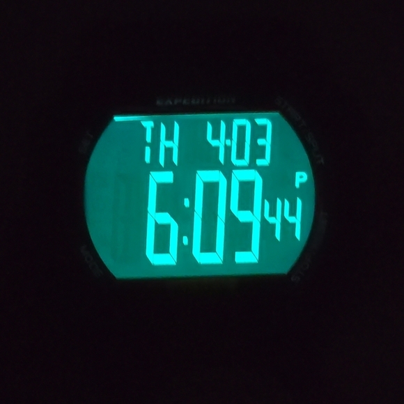 Mens Timex Expedition Indiglo T49947 Digital Watch Nylon Band Y9 New Battery - Picture 12 of 13